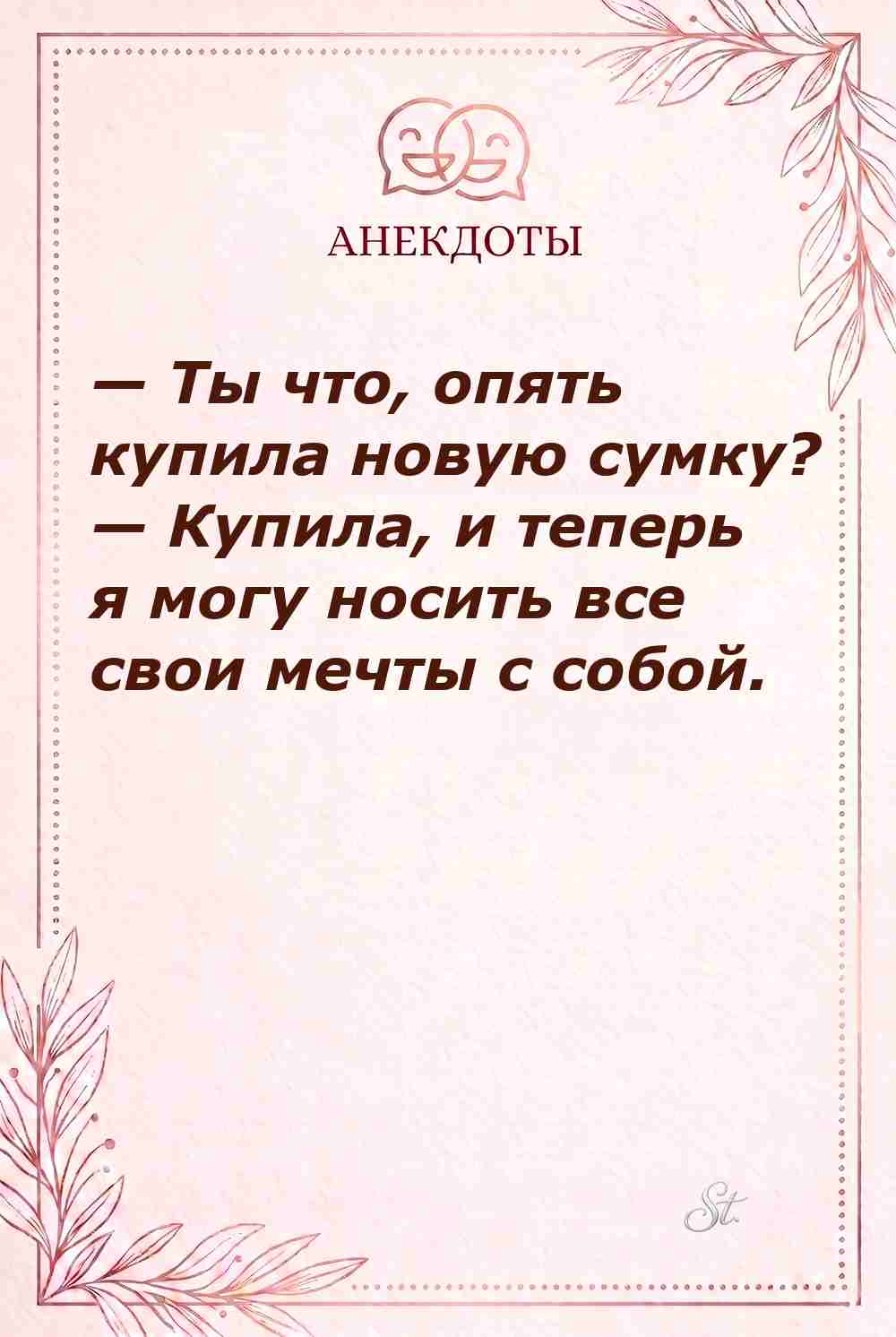 Смешные цитаты для женщин о сумках